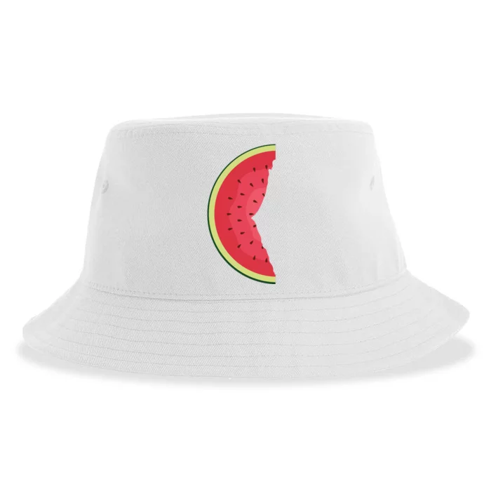 Palestine Watermelon Sustainable Bucket Hat