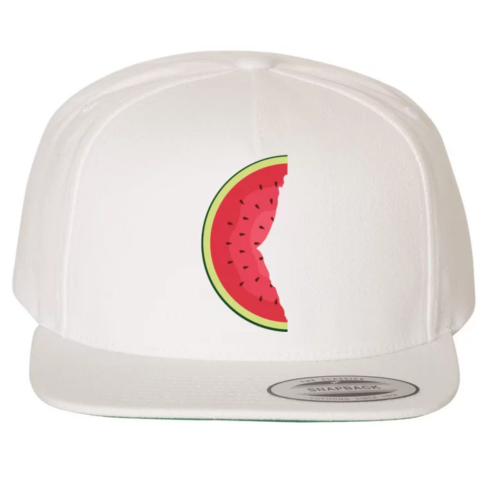 Palestine Watermelon Wool Snapback Cap