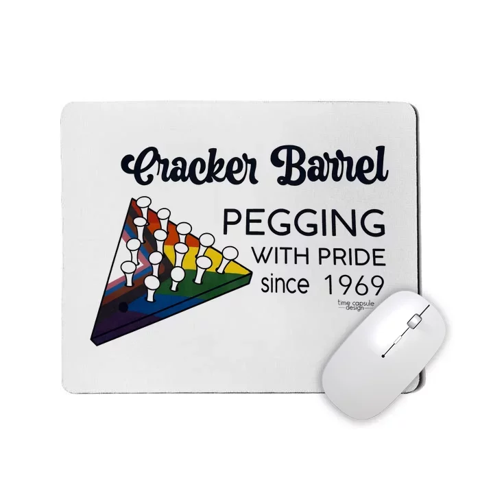 Pegging With Pride Cracker Barrel Mousepad