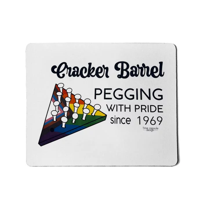 Pegging With Pride Cracker Barrel Mousepad