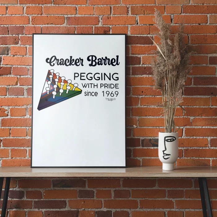 Pegging With Pride Cracker Barrel Poster