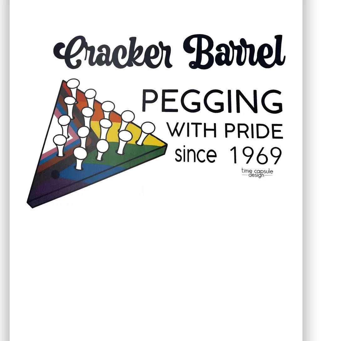 Pegging With Pride Cracker Barrel Poster