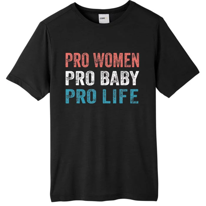 Pro Women Pro Baby Pro Life ChromaSoft Performance T-Shirt