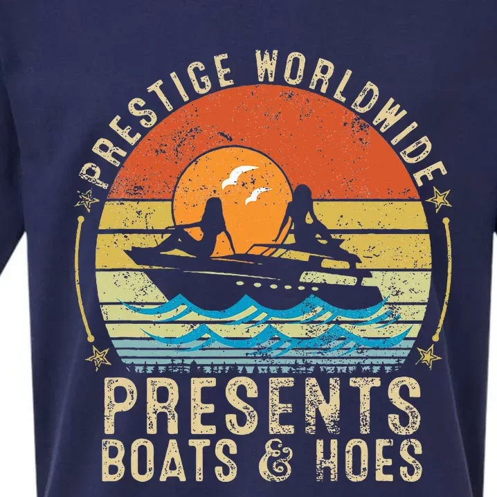 Prestige Worldwide Presents Boats And Hoes Sueded Cloud Jersey T-Shirt