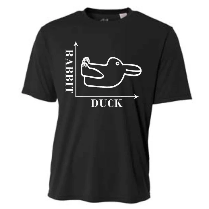 Philosophy Wittgenstein Rabbit Duck Illusion Cooling Performance Crew T-Shirt