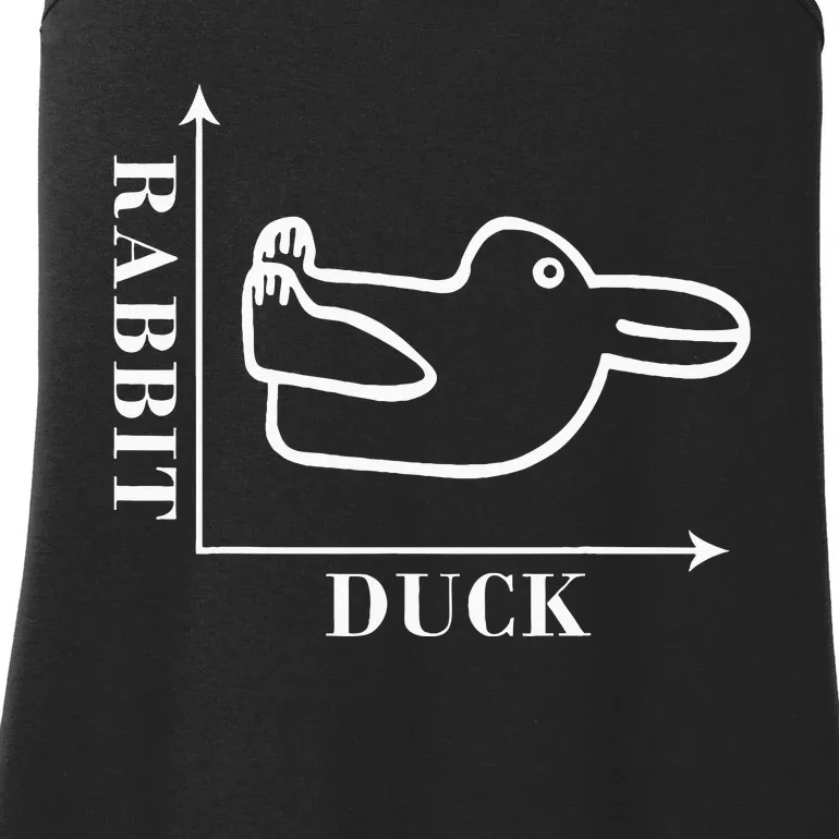 Philosophy Wittgenstein Rabbit Duck Illusion Ladies Essential Tank