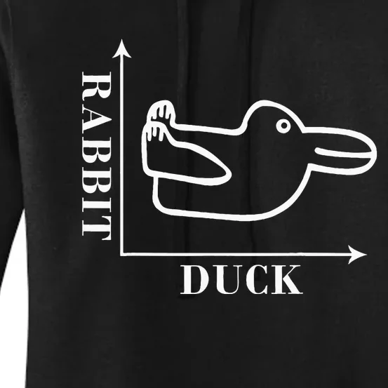 Philosophy Wittgenstein Rabbit Duck Illusion Women's Pullover Hoodie