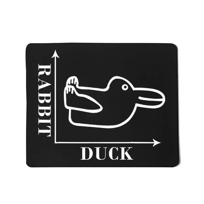 Philosophy Wittgenstein Rabbit Duck Illusion Mousepad