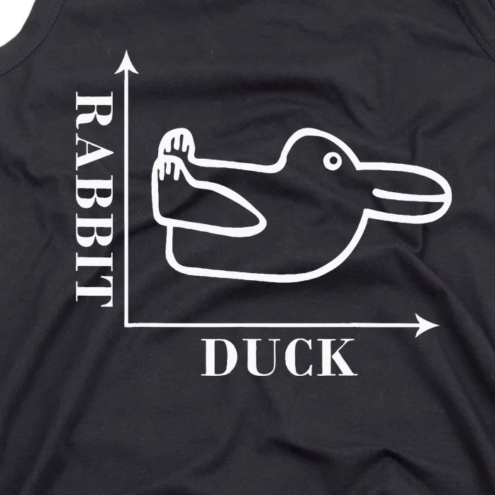 Philosophy Wittgenstein Rabbit Duck Illusion Tank Top