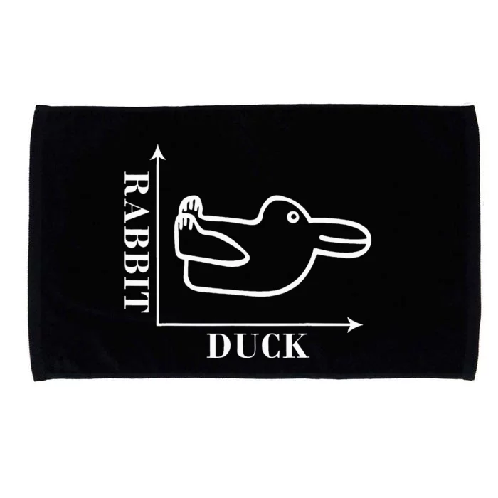 Philosophy Wittgenstein Rabbit Duck Illusion Microfiber Hand Towel