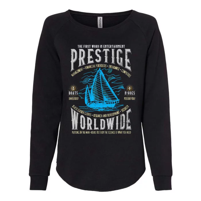 Prestige Worldwide Step Brothers Boats Womens California Wash Sweatshirt