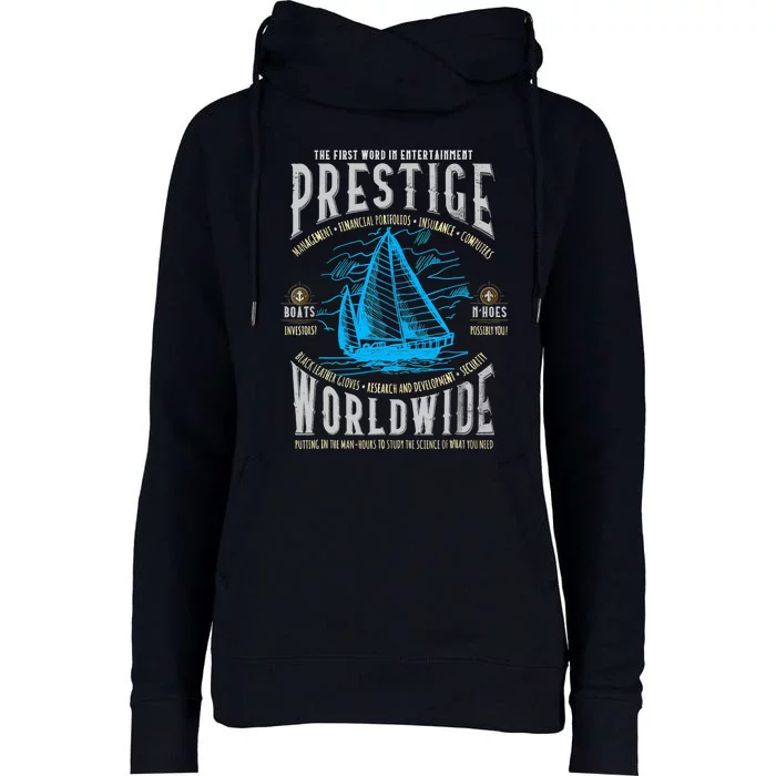 Prestige Worldwide Step Brothers Boats Womens Funnel Neck Pullover Hood