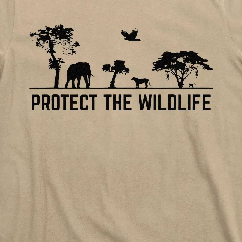 Protect Wildlife Safari Animal Conservancy Nature Earth Day T-Shirt