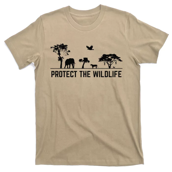 Protect Wildlife Safari Animal Conservancy Nature Earth Day T-Shirt