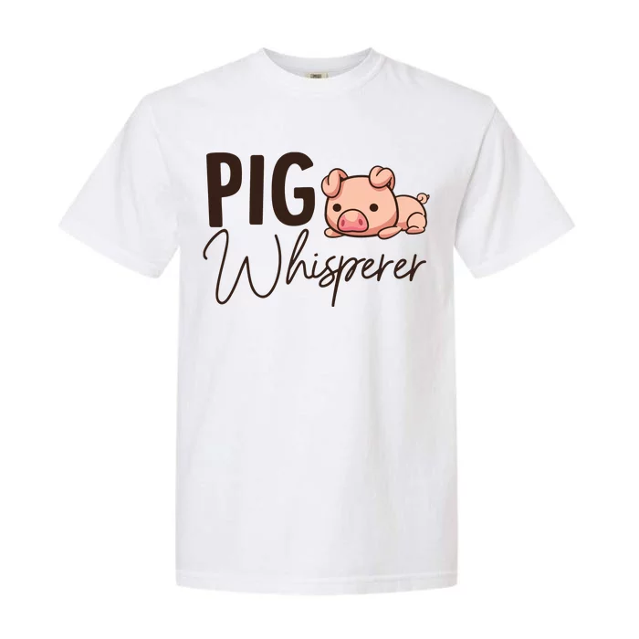 Pig Whisperer Shirts Gift For Pig Lover Garment-Dyed Heavyweight T-Shirt