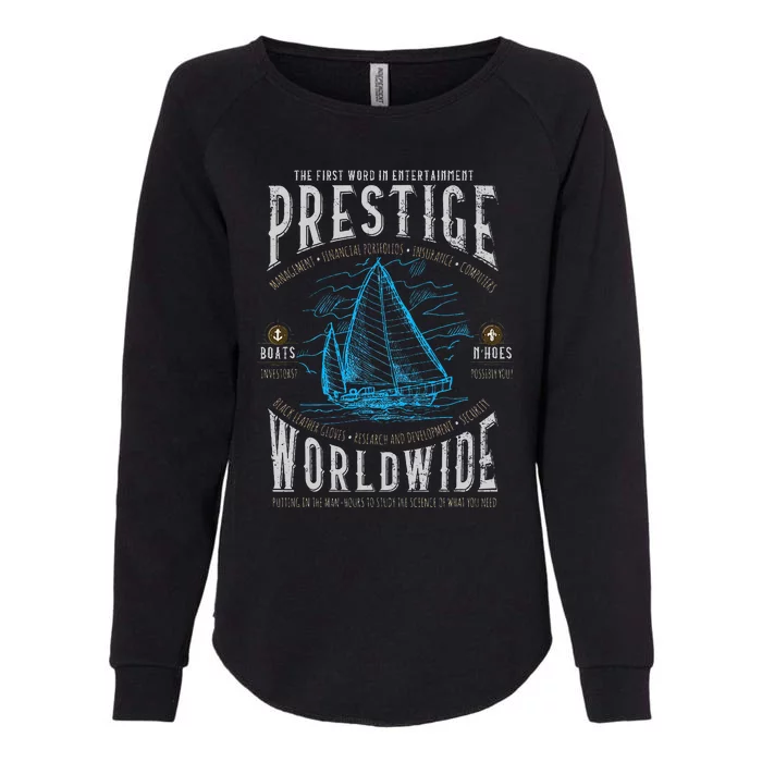 Prestige Worldwide Step Brothers Boats Womens California Wash Sweatshirt