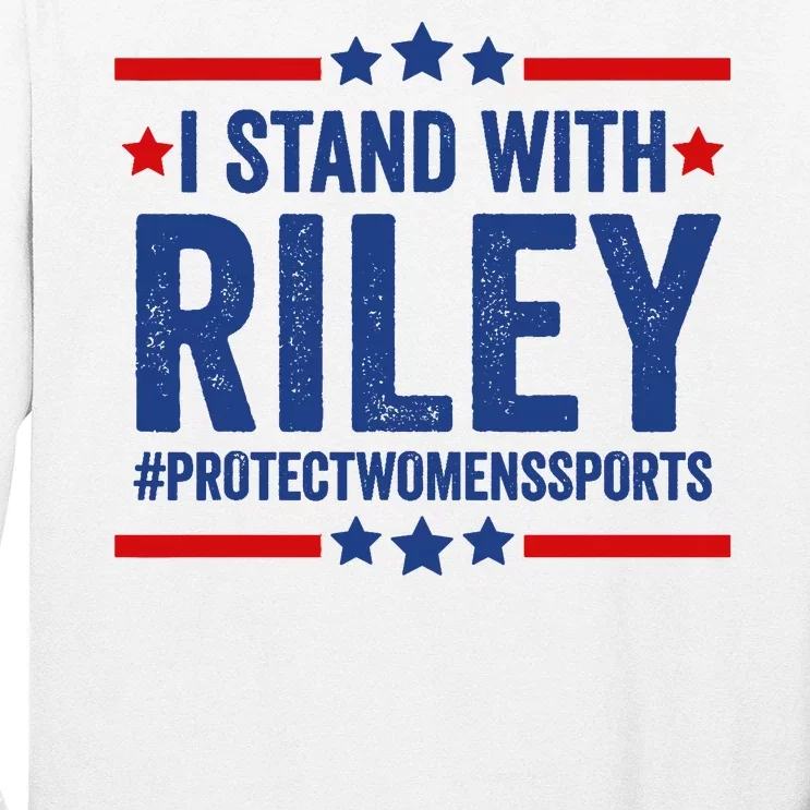 Protect Womens Sports I Stand With Riley Long Sleeve Shirt