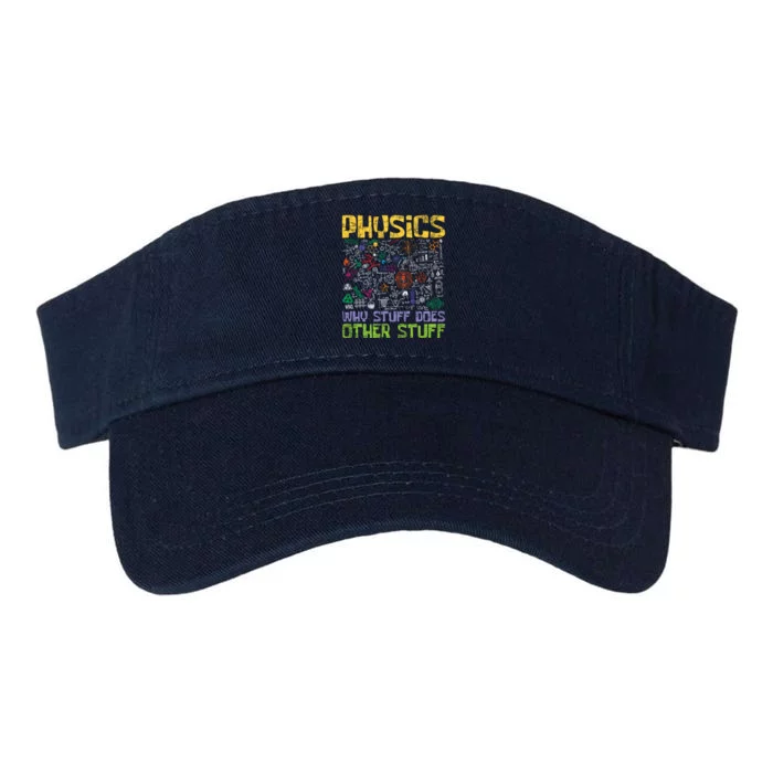 Physics Why Stuff Does Other Stuff Physicist Science Lover Valucap Bio-Washed Visor