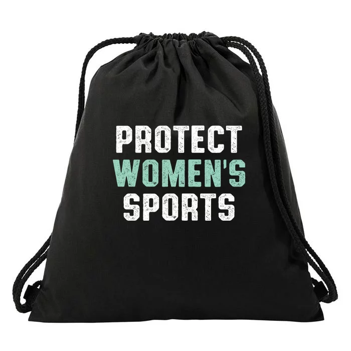 Protect Womens Sports Support Riley Gaines Drawstring Bag