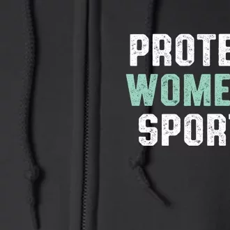 Protect Womens Sports Support Riley Gaines Full Zip Hoodie