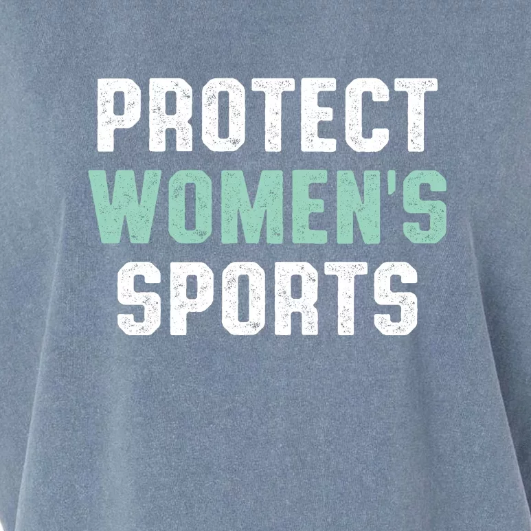 Protect Womens Sports Support Riley Gaines Garment-Dyed Women's Muscle Tee