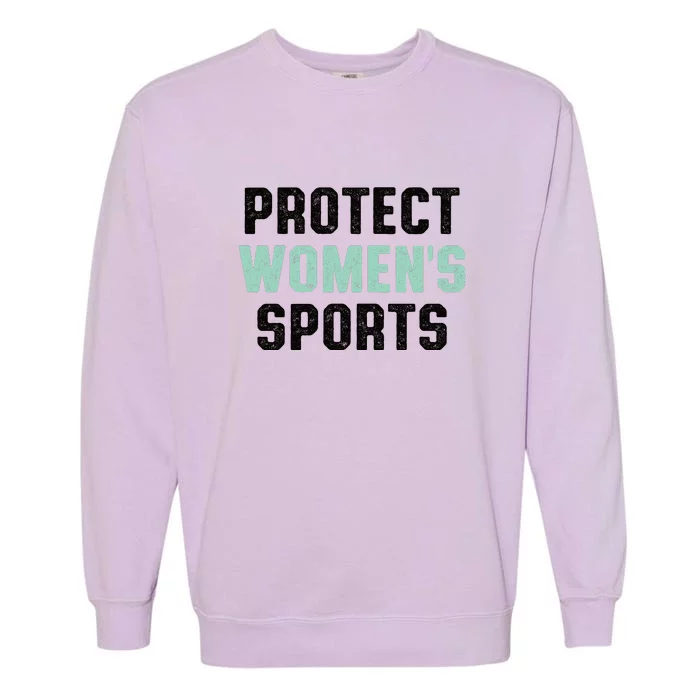 Protect Womens Sports Support Riley Gaines Garment-Dyed Sweatshirt