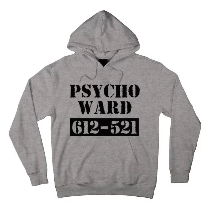 Psych Ward Sanitarium Maniac Psychopath Costume Halloween Tall Hoodie