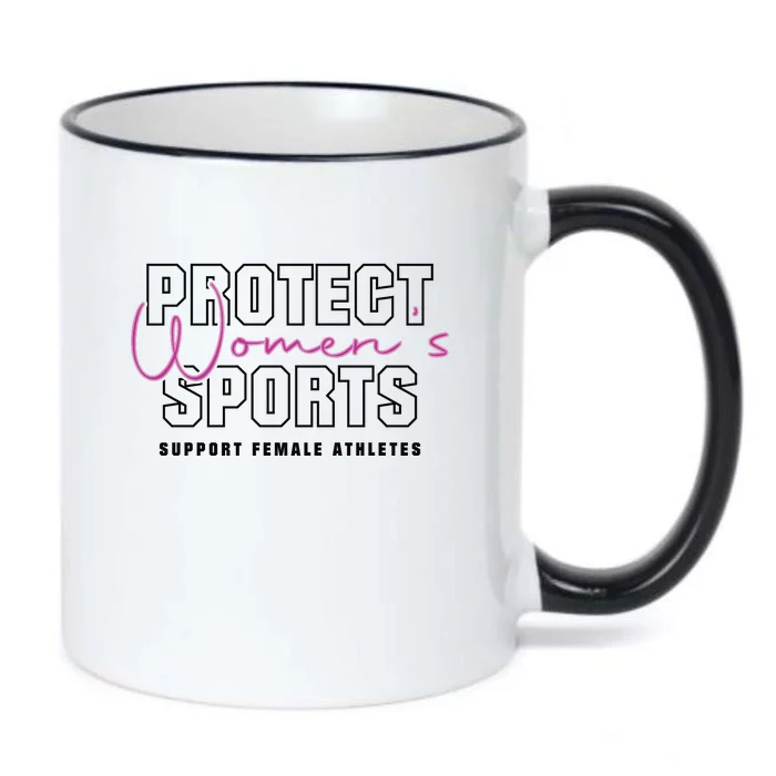 Protect Womens Sports Support Female Athletes Black Color Changing Mug