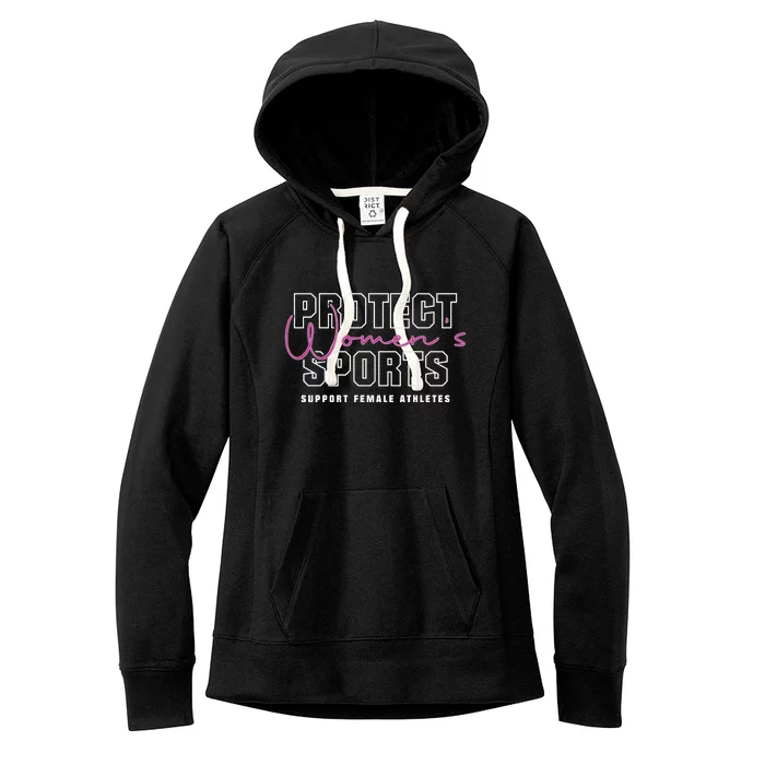 Protect Womens Sports Support Female Athletes Women's Fleece Hoodie