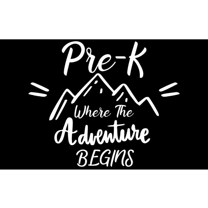 PreK Where The Adventure Begins Preschool Teacher Bumper Sticker