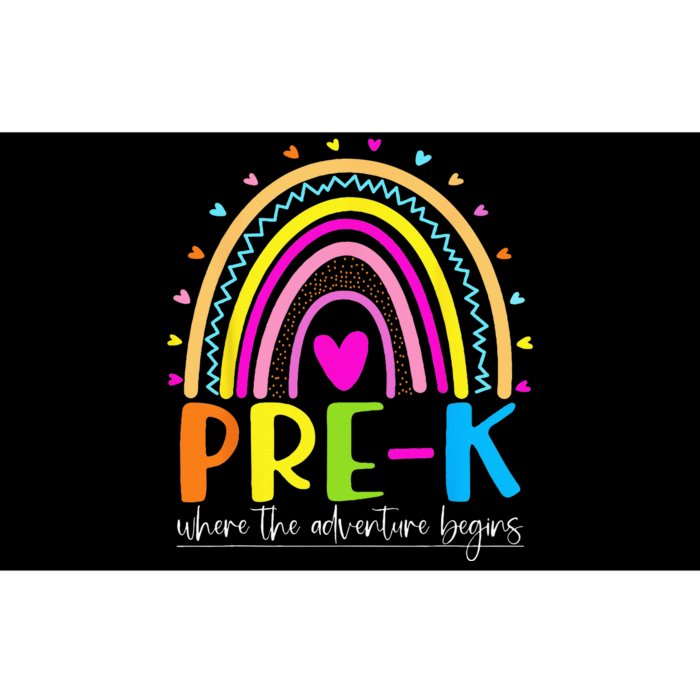 PreK Where the Adventure Begins Bumper Sticker