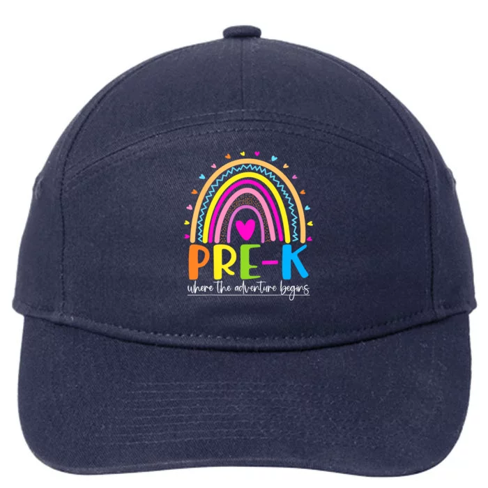 Pre-K - Where the Adventure Begins 7-Panel Snapback Hat