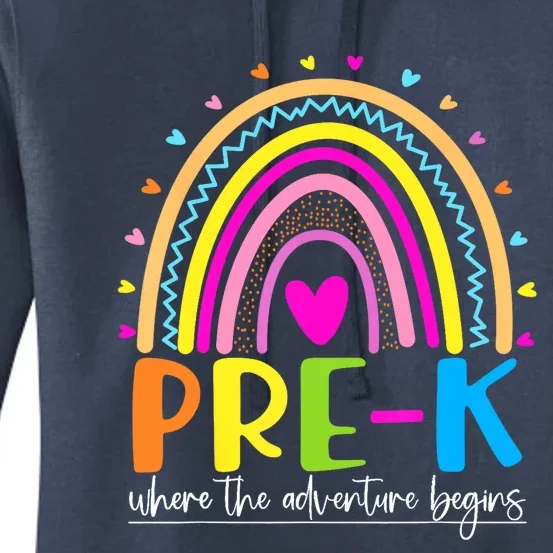 Pre-K - Where the Adventure Begins Women's Pullover Hoodie