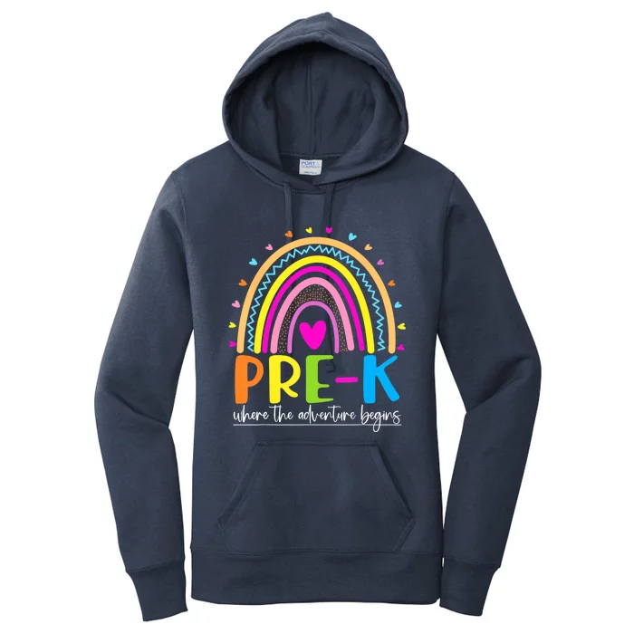 Pre-K - Where the Adventure Begins Women's Pullover Hoodie