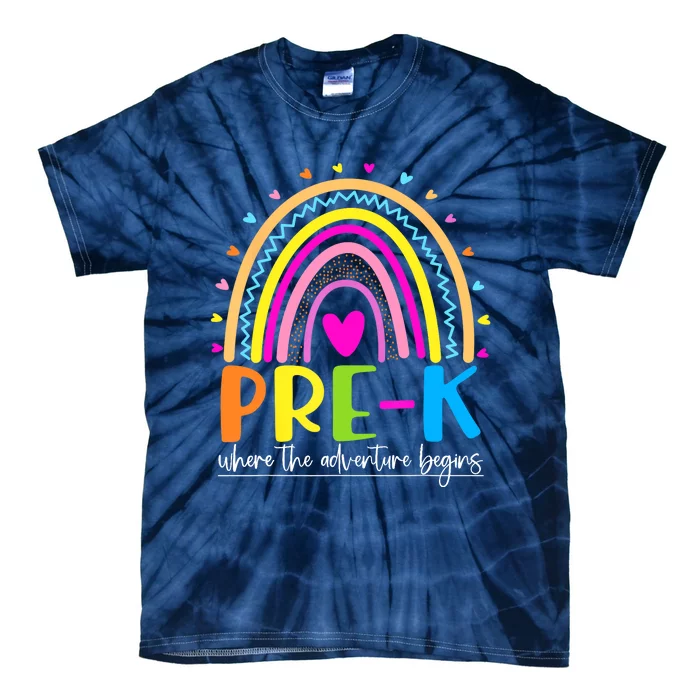 Pre-K - Where the Adventure Begins Tie-Dye T-Shirt