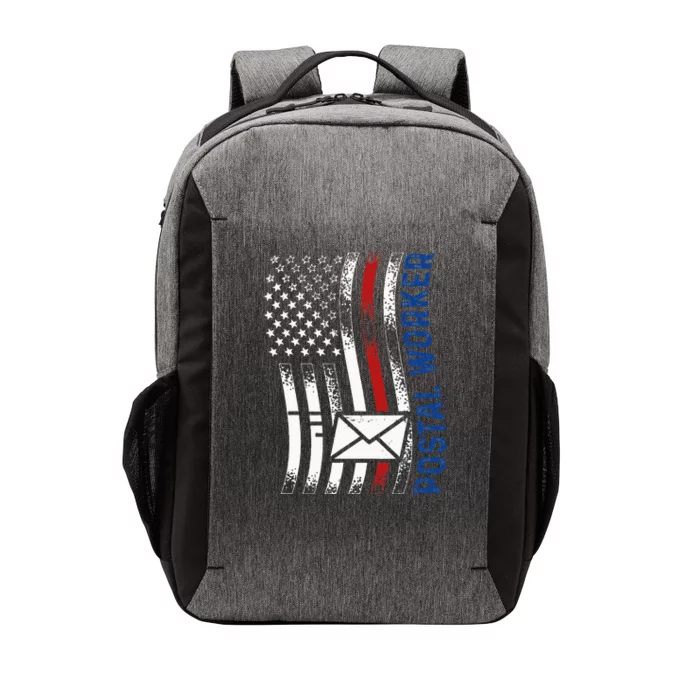 Postal Worker Vintage USA American Flag US Postal Vector Backpack