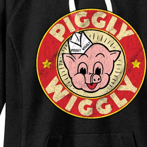 Piggly Wiggly Vintage Retro Women's Fleece Hoodie