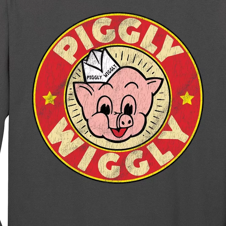 Piggly Wiggly Vintage Retro Long Sleeve Shirt