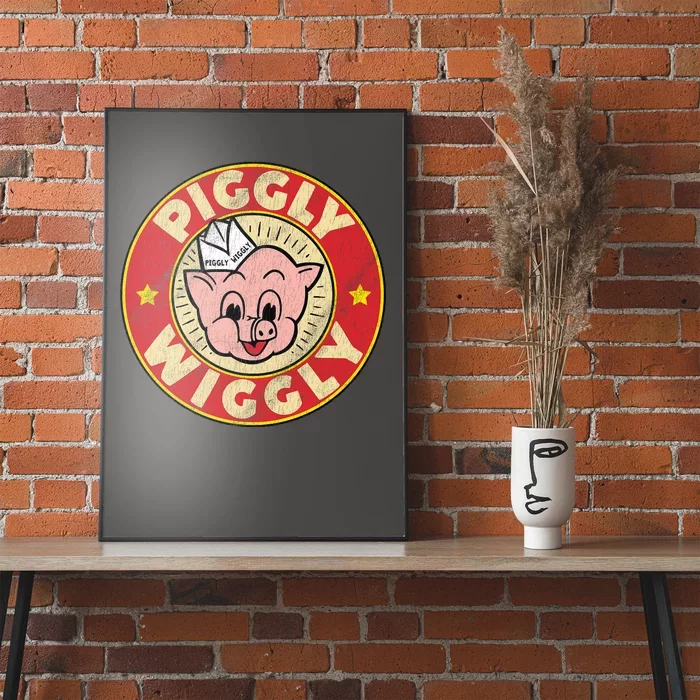 Piggly Wiggly Vintage Retro Poster