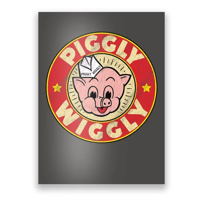 Piggly Wiggly Vintage Retro Poster