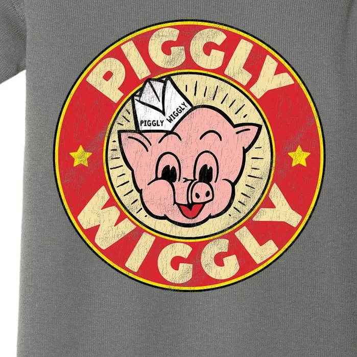 Piggly Wiggly Vintage Retro Baby Bodysuit