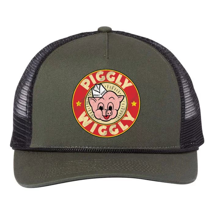 Piggly Wiggly Vintage Retro Retro Rope Trucker Hat Cap