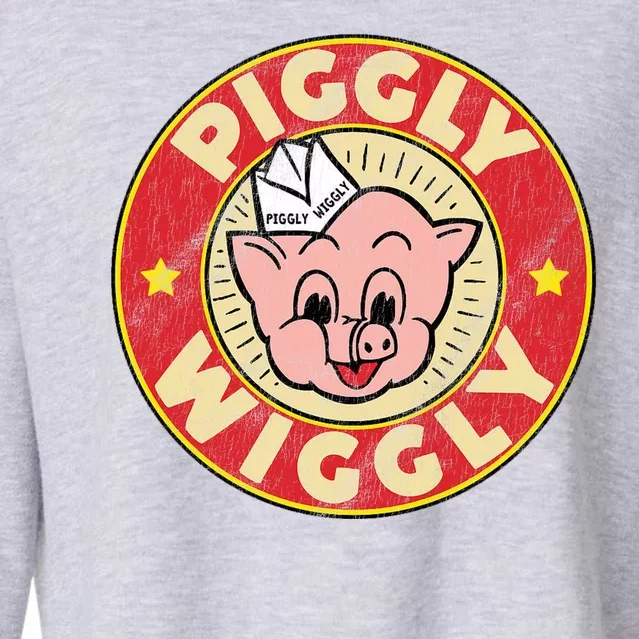 Piggly Wiggly Vintage Retro Cropped Pullover Crew