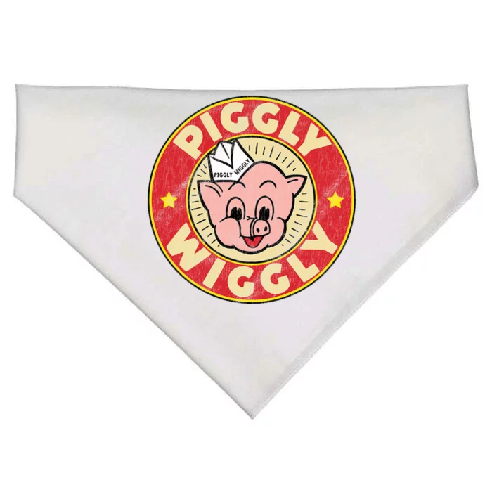 Piggly Wiggly Vintage Retro USA-Made Doggie Bandana