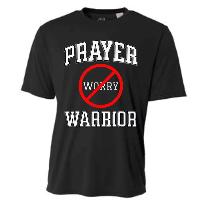 PRAYER WARRIOR verses Worrier Christian Cooling Performance Crew T-Shirt