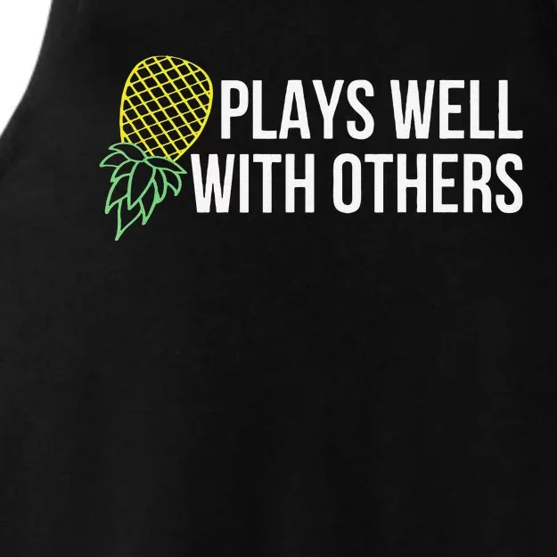 Plays Well With Others Swingers Ladies Tri-Blend Wicking Tank