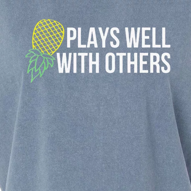 Plays Well With Others Swingers Garment-Dyed Women's Muscle Tee