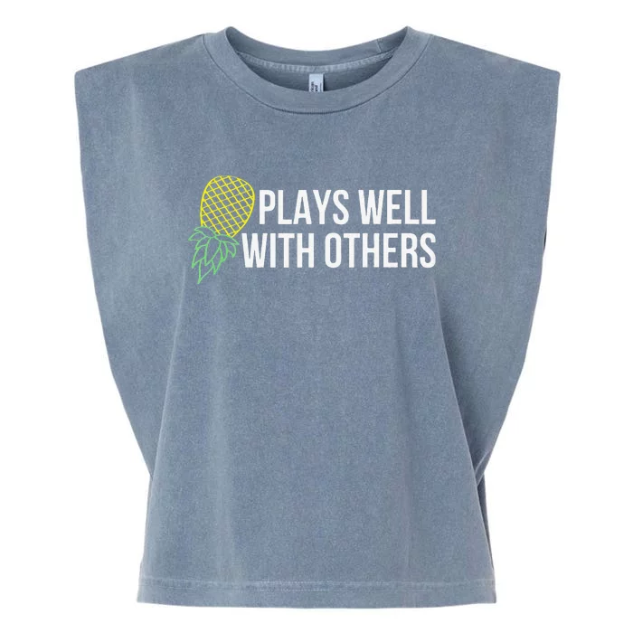 Plays Well With Others Swingers Garment-Dyed Women's Muscle Tee