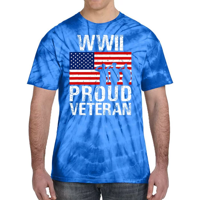 Proud Wwii World War 2 World War Ii Veteran Tie-Dye T-Shirt