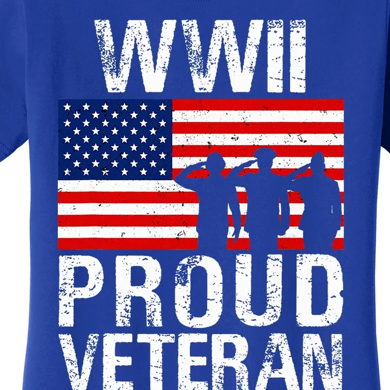 Proud Wwii World War 2 World War Ii Veteran Women's T-Shirt